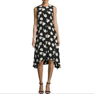 Theory Nophella B Harper-Print Silk Dress